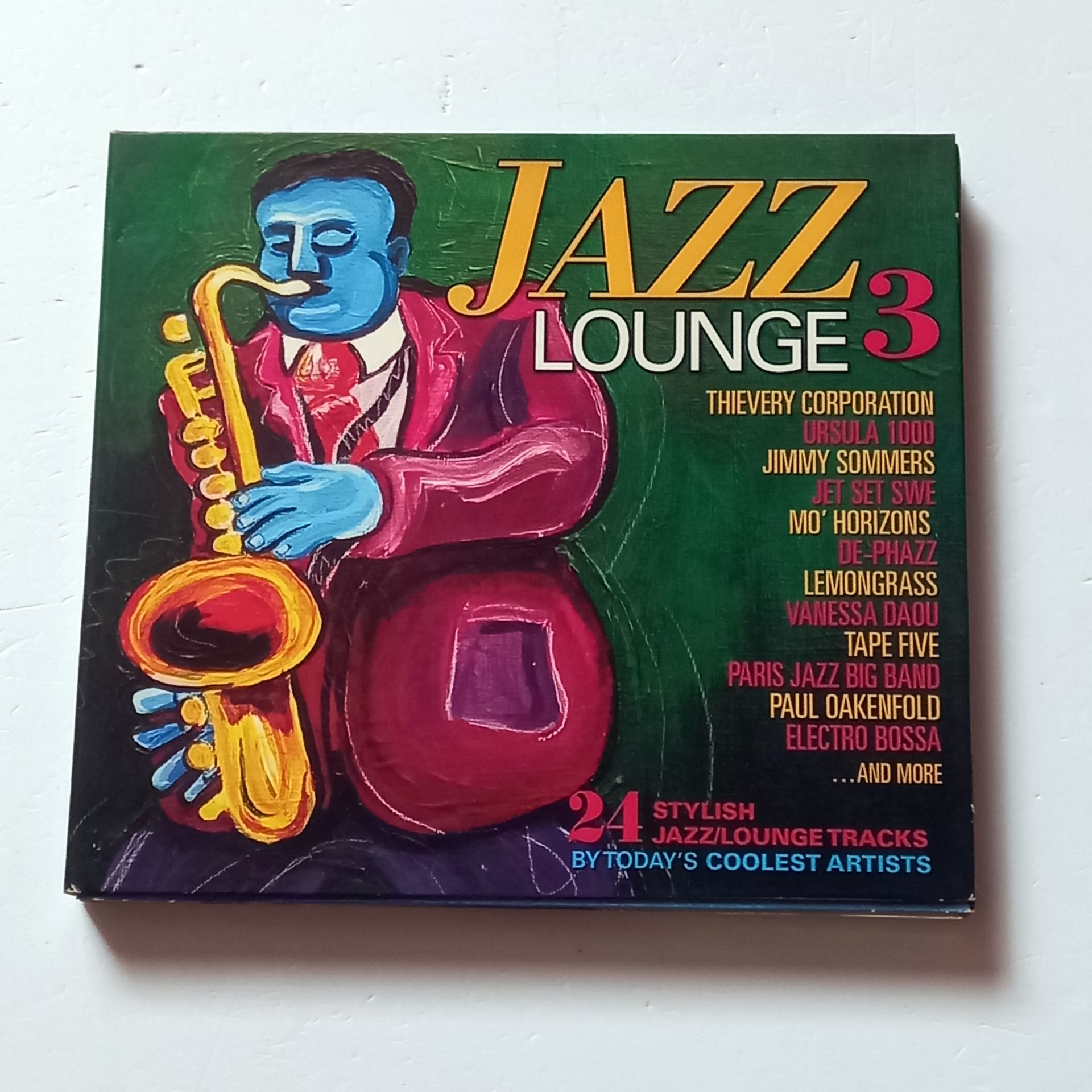JAZZ LOUNGE 3 - VARIOUS ARTISTS / TAPE FIVE, OS MORCEGOS, URSULA 1000, PUMALI PANTHERS... (2007) - 2CD COMPILATION DIGIPAK 2.EL