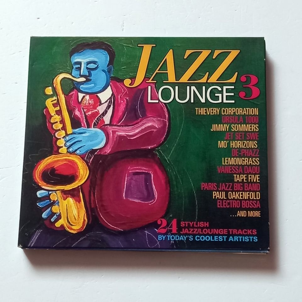 JAZZ LOUNGE 3 - VARIOUS ARTISTS / TAPE FIVE, OS MORCEGOS, URSULA 1000, PUMALI PANTHERS... (2007) - 2CD COMPILATION DIGIPAK 2.EL