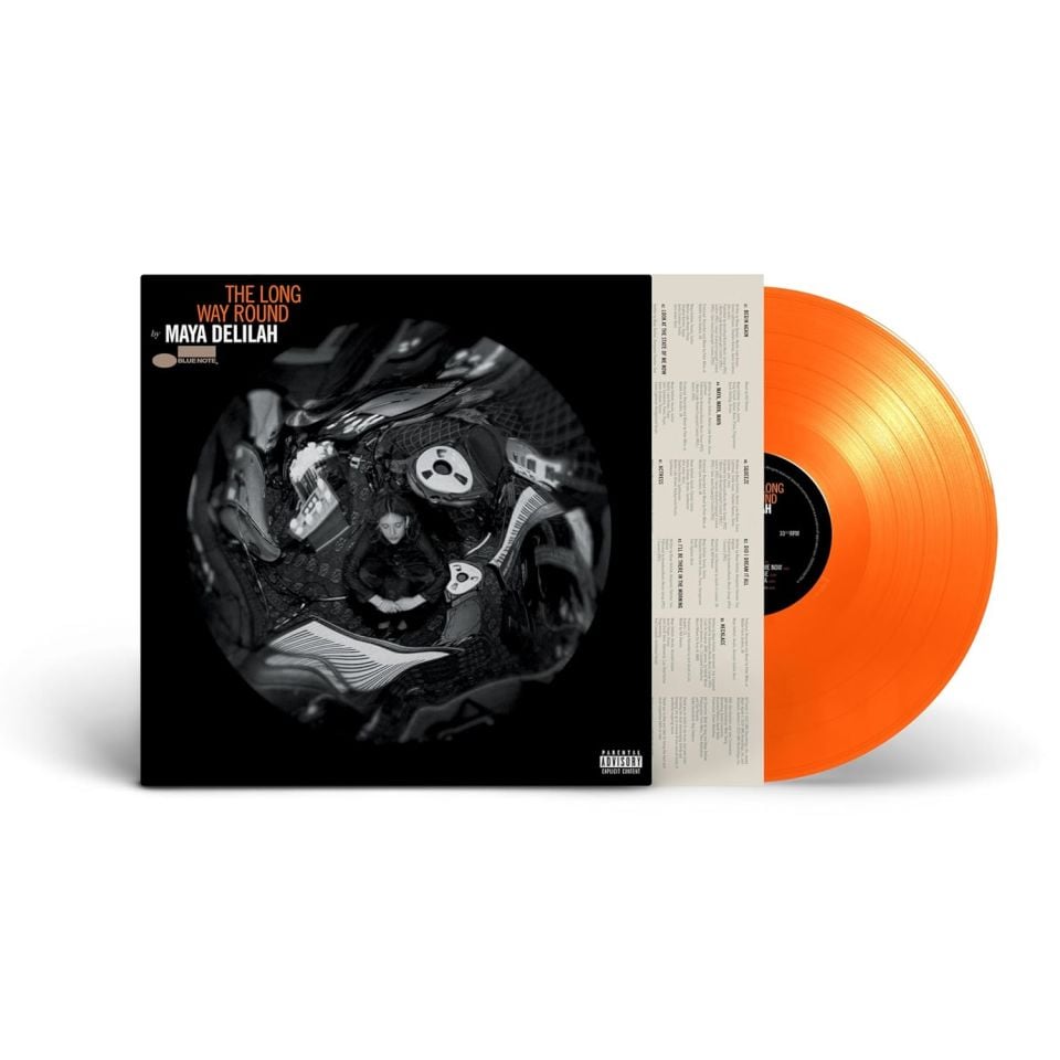 MAYA DELILAH - THE LONG WAY ROUND (2025) - LP SMOOTH POP JAZZ , VOCAL JAZZ BLUE NOTE ORANGE COLOURED EDITION SIFIR PLAK