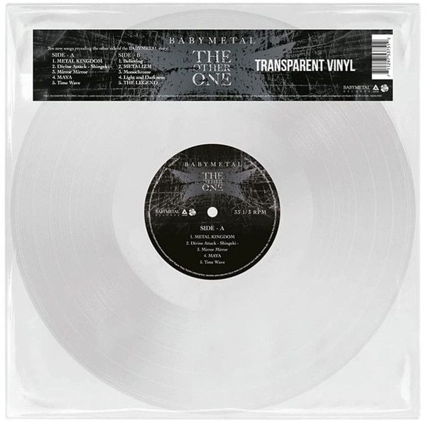 BABYMETAL - THE OTHER ONE (2023) - TRANSPARENT LP SIFIR PLAK