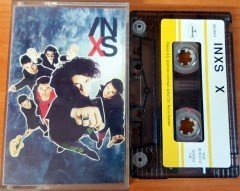 INXS - X (1991) PLAKSAN CASSETTE MADE IN TURKEY ''USED'' PAPER LABEL