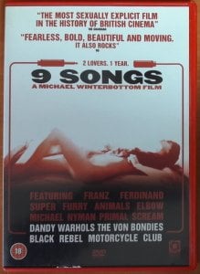 9 SONGS - MICHAEL WINTERBOTTOM - DVD 2.EL TR ALTYAZI YOKTUR