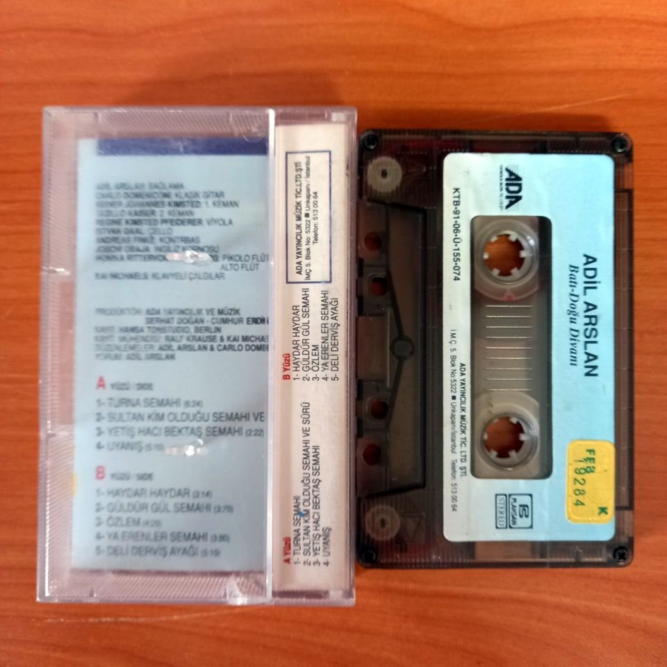 ADİL ARSLAN - BATI-DOĞU DİVANI (1991) - KASET 2.EL