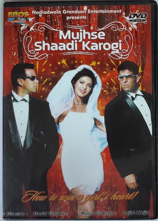 MUJHSE SHAADI KAROGI - DAVID DHAWAN - HİNT SİNEMASI - DVD 2.EL TR ALTYAZI YOK