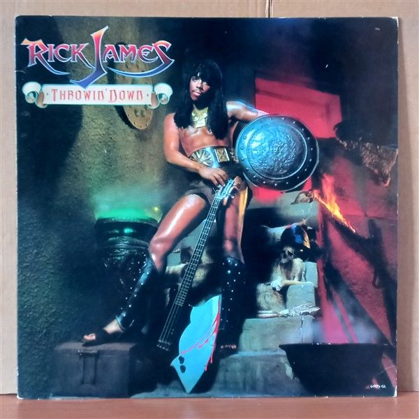 RICK JAMES – THROWIN' DOWN (1982) - LP 2.EL PLAK