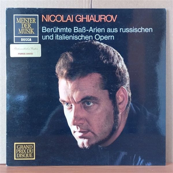 NICOLAI GHIAUROV – BERÜHMTE BASS-ARIEN AUS RUSSISCHEN UND ITALIENISCHEN OPERN - LP 2.EL PLAK