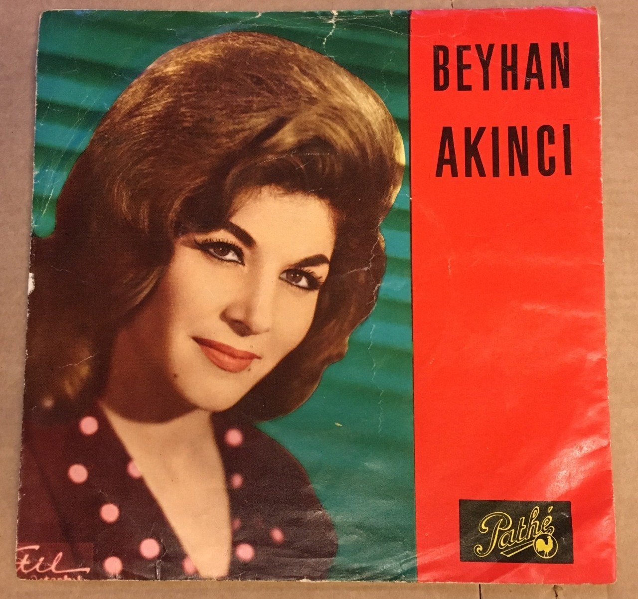 BEYHAN AKINCI PATHE 45LİK KAPAĞI DİKKAT SADECE KAPAKTIR