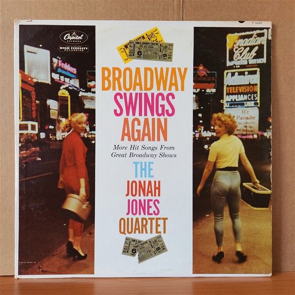 THE JONAH JONES QUARTET – BROADWAY SWINGS AGAIN (1961) - LP 2.EL PLAK