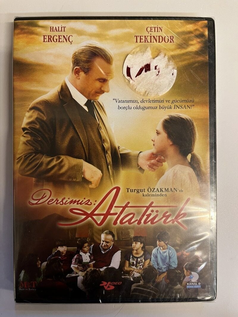 DERSİMİZ ATATÜRK - HALİT ERGENÇ - ÇETİN TEKİNDOR - HAMDİ ALKAN - DVD AMBALAJINDA SIFIR