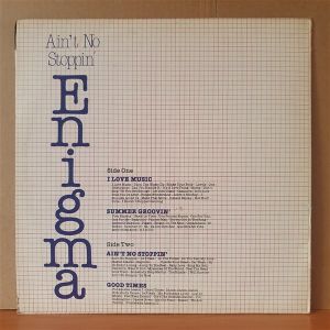 ENIGMA - AIN'T NO STOPPIN' - LP YERLİ BASKI 2.EL PLAK