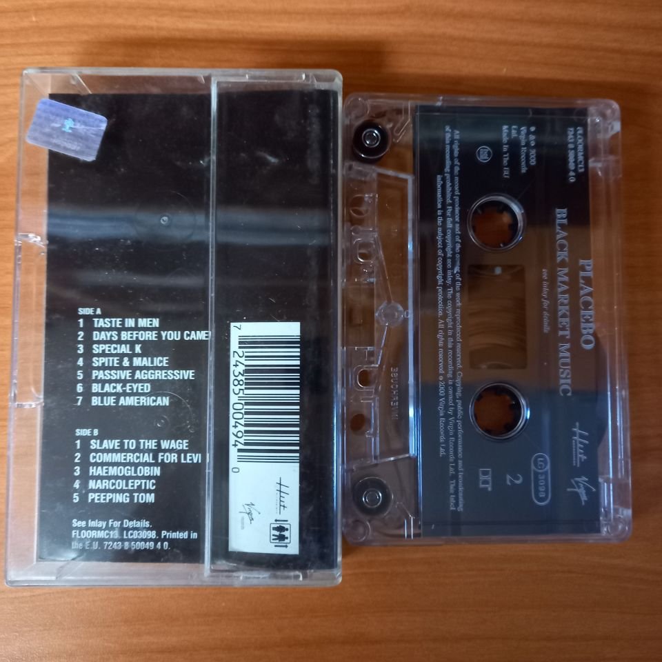 PLACEBO - BLACK MARKET MUSIC (2000) - KASET 2.EL