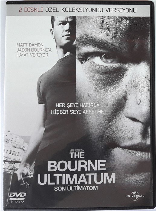 THE BOURNE ULTIMATUM - SON ÜLTİMATOM - MATT DAMON - 2DVD 2.EL
