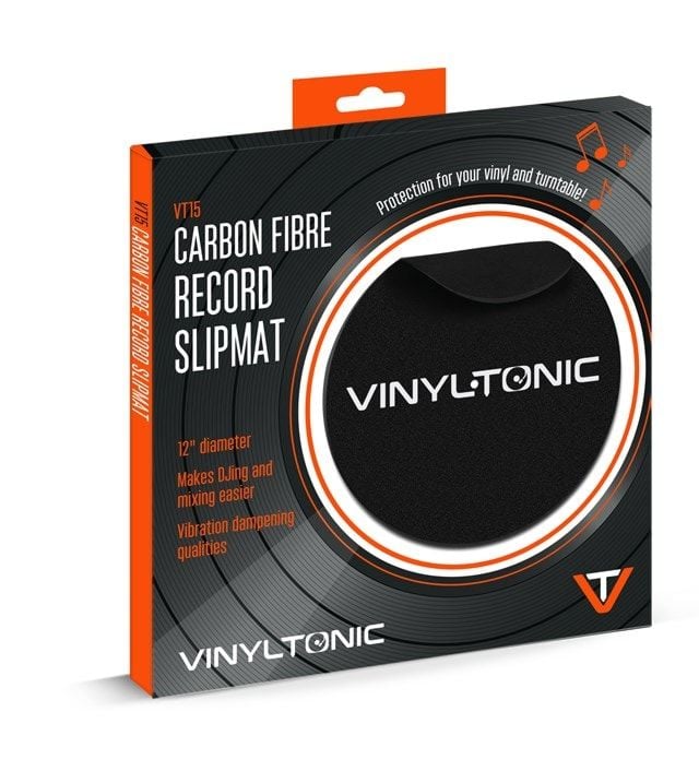 VINYLTONIC - CARBON FIBRE RECORD SLIP MAT - KARBON FİBER PİKAP KEÇESİ