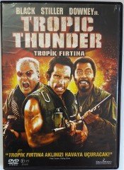 TROPİK FIRTINA - TROPIC THUNDER - BEN STILLER - JACK BLACK - ROBERT DOWNEY JR. - DVD 2.EL
