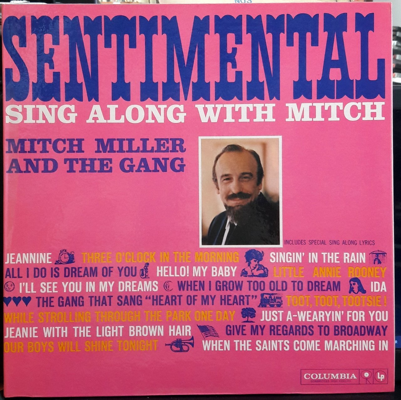 MITCH MILLER & THE GANG - SENTIMENTAL SING ALONG WITH MITCH - PLAK 2.EL