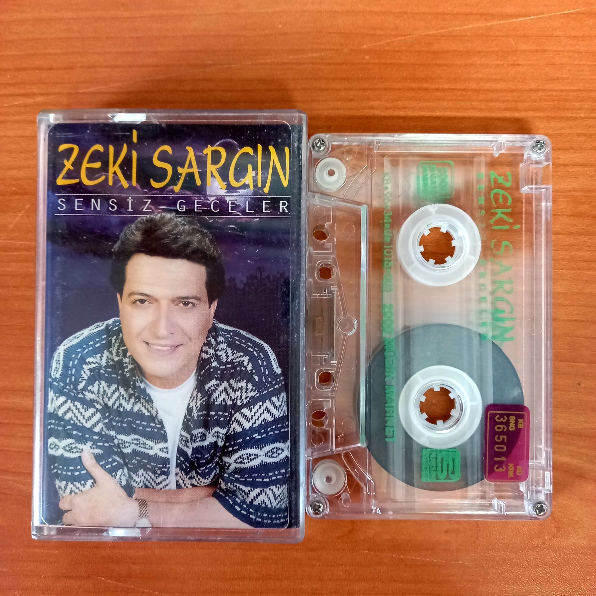 ZEKİ SARGIN - SENSİZ GECELER (1996) - KASET 2.EL