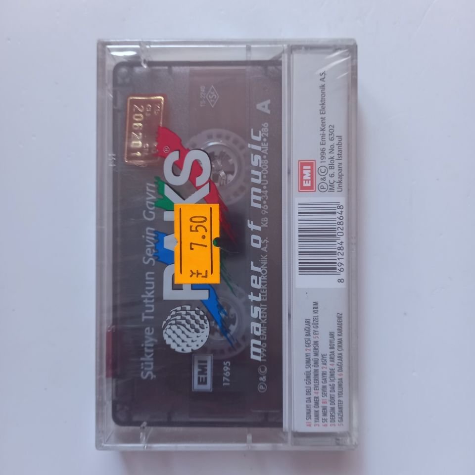 ŞÜKRİYE TUTKUN - SEVİN GAYRI (1996) - KASET SIFIR