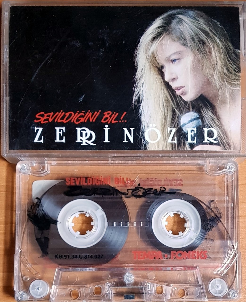 ZERRİN ÖZER - SEVİLDİĞİNİ BİL (1991) TEMPA / FONEKS KASET 2.EL