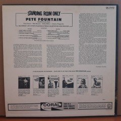 PETE FOUNTAIN - STANDING ROOM ONLY! - LP 2.EL PLAK