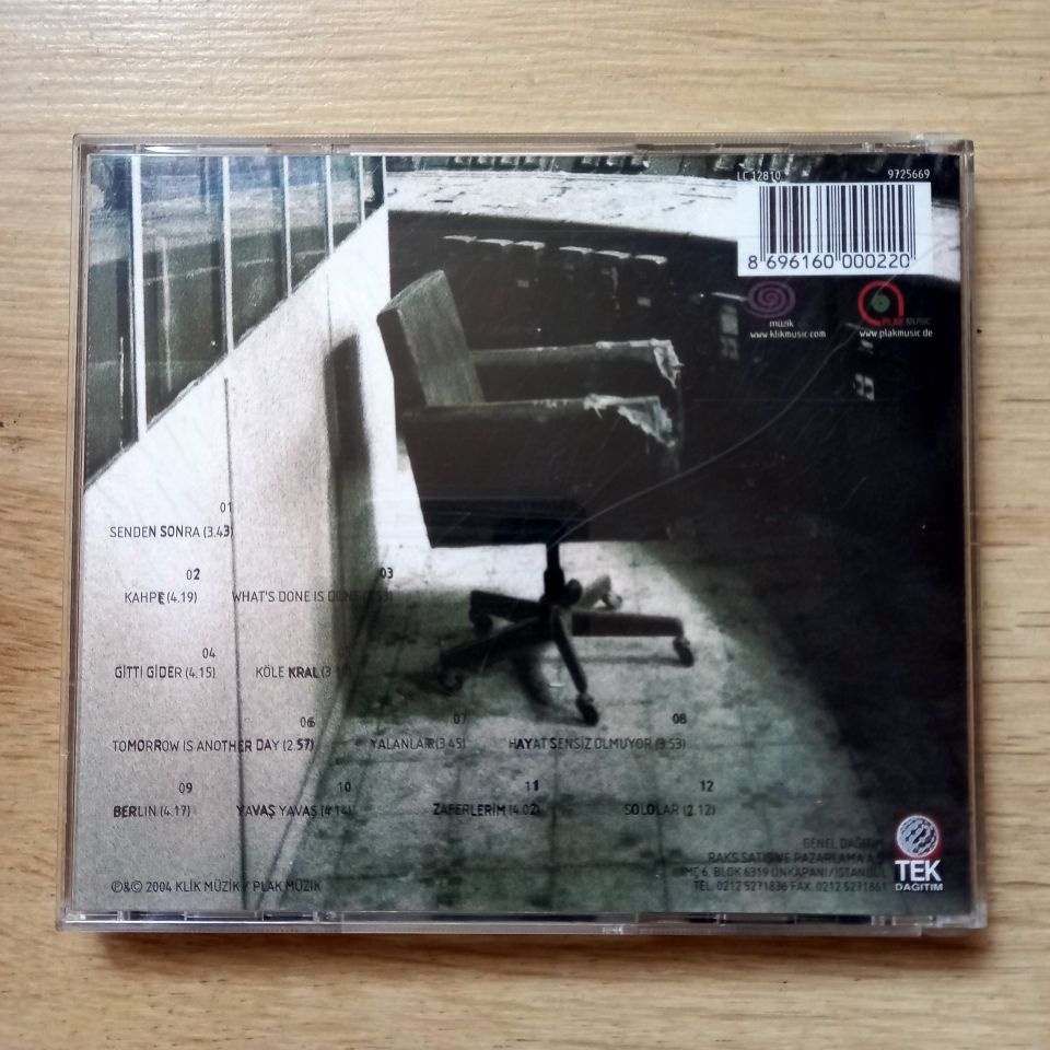 DEMİR DEMİRKAN – 2004 İSTANBUL (2004) - CD 2.EL