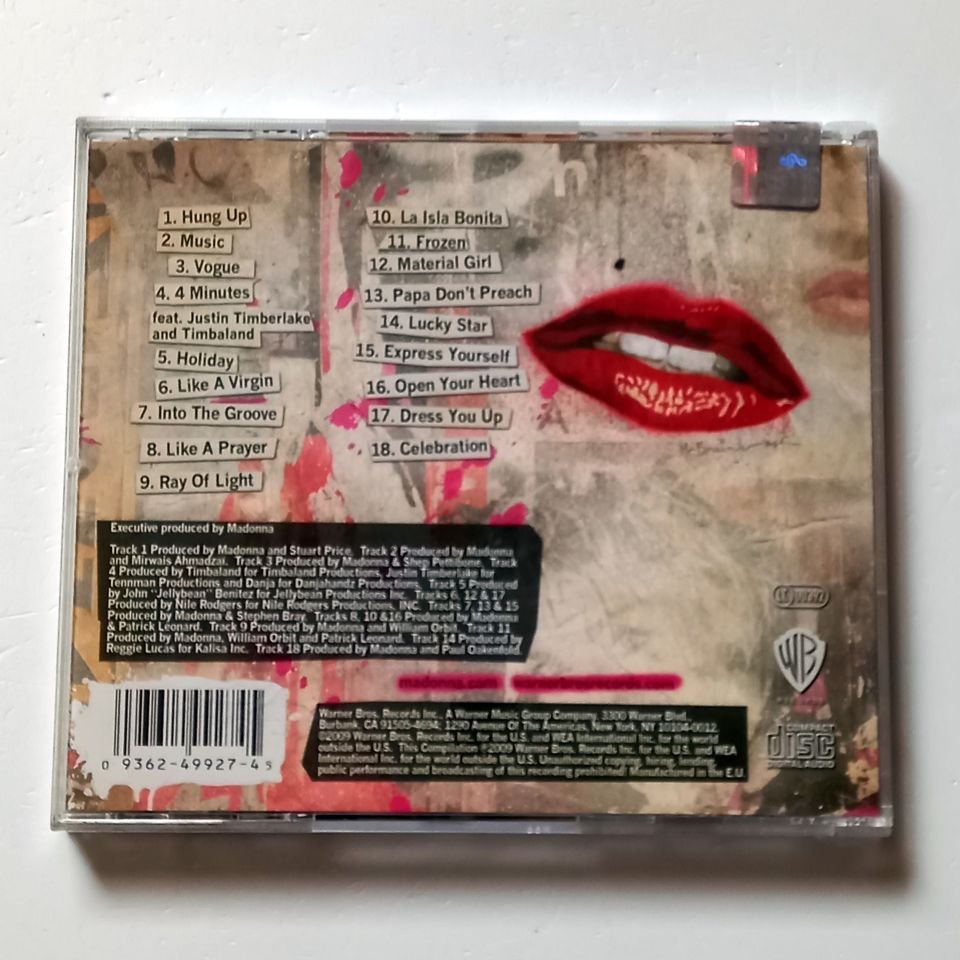MADONNA – CELEBRATION (2009) - CD COMPILATION REISSUE REMASTERED 2.EL