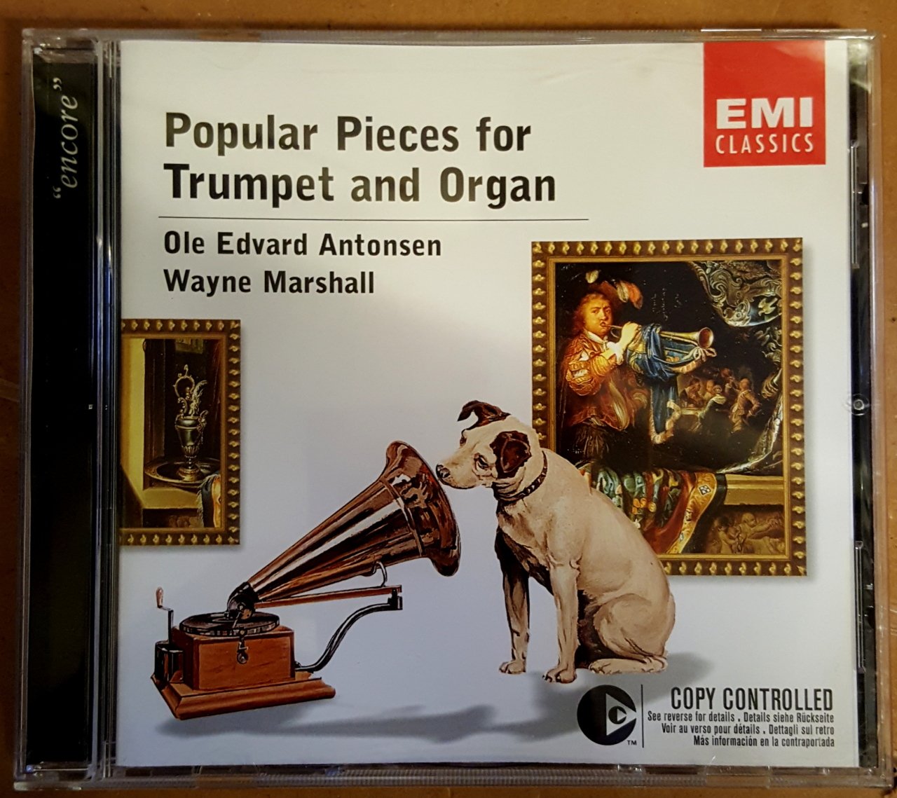 POPULAR PIECES FOR TRUMPET AND ORGAN - BACH GRIEG TELEMANN etc. - CD 2.EL