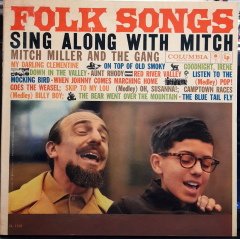 MITCH MILLER & THE GANG - FOLK SONGS SING ALONG WITH MITCH - PLAK 2.EL