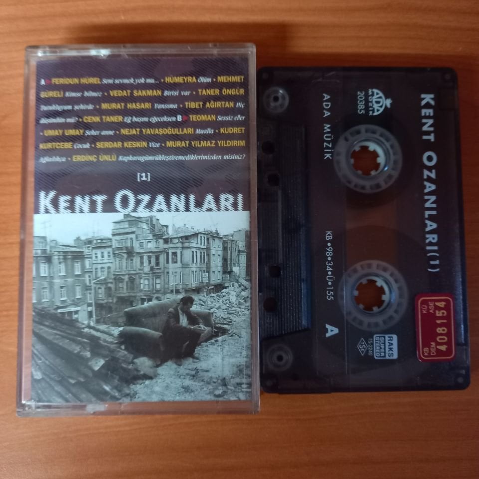 KENT OZANLARI 1 / FERİDUN HÜREL, HÜMEYRA, MEHMET GÜRELİ, CENK TANER, SERDAR KESKİN (1998) - KASET 2.EL