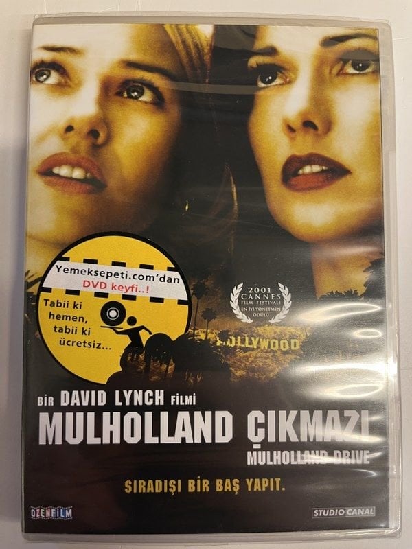 MULHOLLAND DRIVE - DAVID LYNCH - NAOMI WATTS, JUSTIN THEROUX - DVD AMBALAJINDA SIFIR