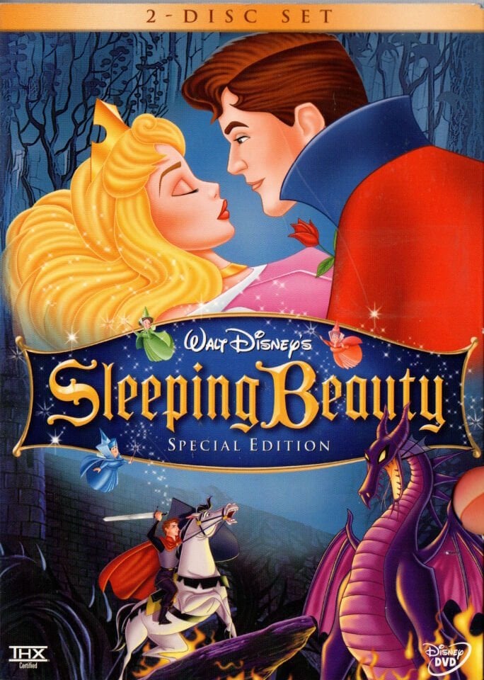 SLEEPING BEAUTY (1959) - WALT DISNEY ANİMASYONU - 2xDVD SPECIAL EDITION 2.EL 1.BÖLGE TÜRKÇE ALTYAZI YOKTUR