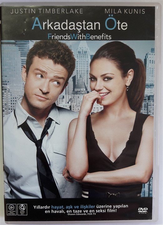 ARKADAŞTAN ÖTE - FRIENDS WITH BENEFITS - JUSTIN TIMBERLAKE - MILA KUNIS - DVD 2.EL