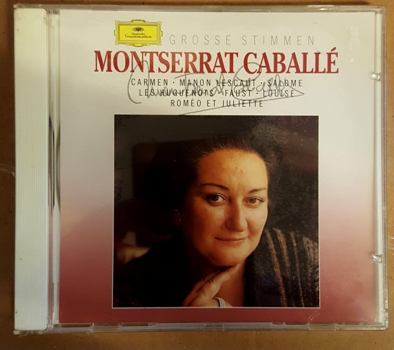 MONTSERRAT CABALLE - GROSSE STIMMEN SERIES / FAUST SALOME CARMEN ROMEO & JULIET - CD MADE IN WEST GERMANY SIFIR
