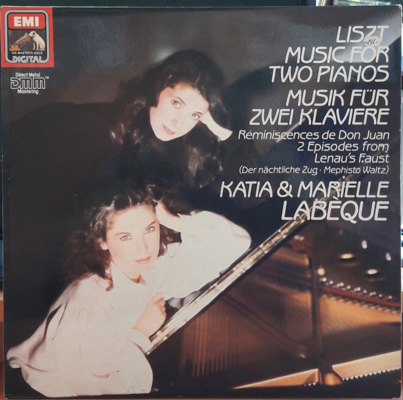 LISZT: MUSIC FOR TWO PIANOS, KATIA & MARIELLE LABEQUE - PLAK 2.EL