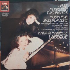 LISZT: MUSIC FOR TWO PIANOS, KATIA & MARIELLE LABEQUE - PLAK 2.EL