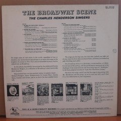 THE CHARLES HENDERSON SINGERS - THE BROADWAY SCENE - LP 2.EL PLAK