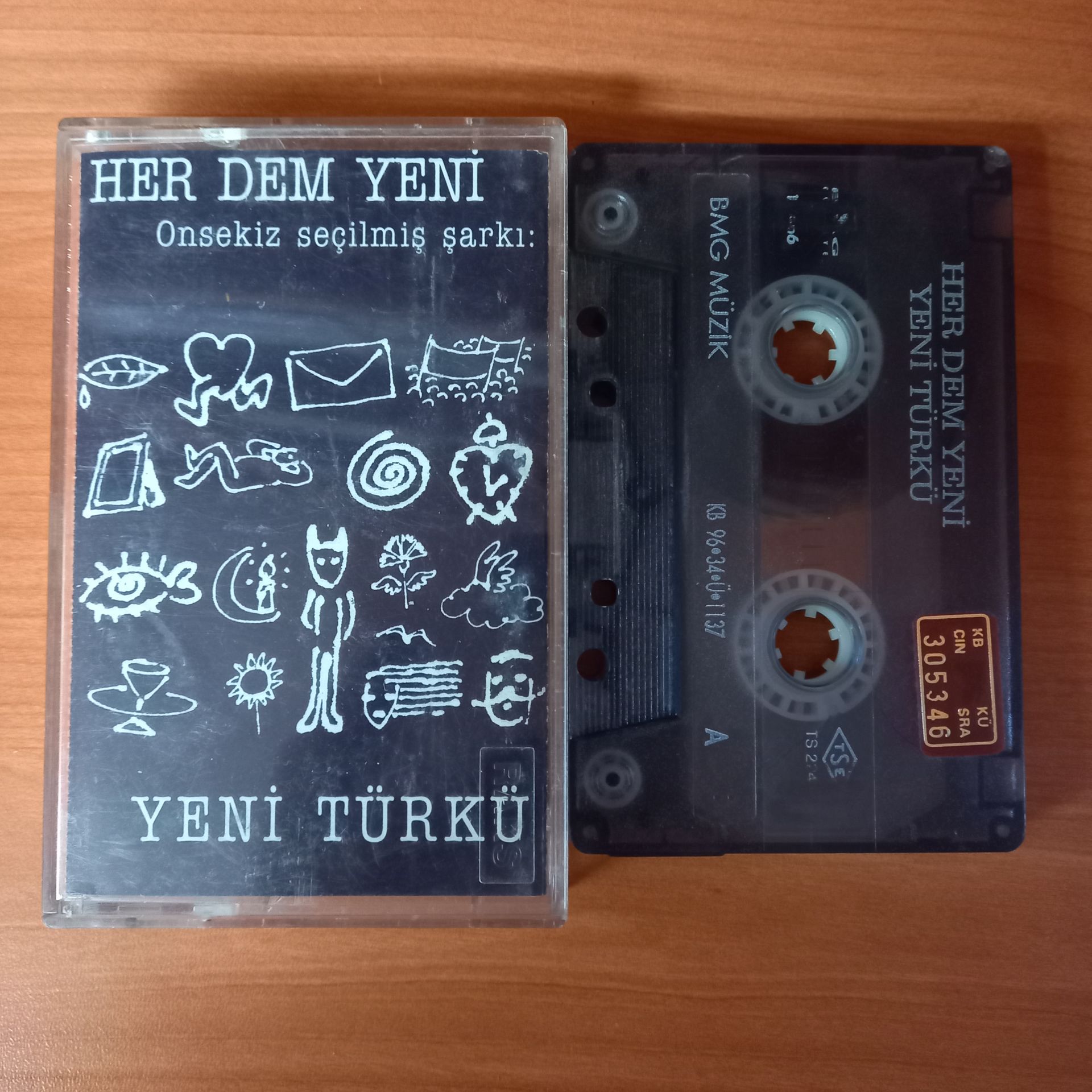 YENİ TÜRKÜ - HER DEM YENİ / ONSEKİZ SEÇİLMİŞ ŞARKI (1996) - KASET 2.EL