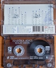 HARİKA AVCI - KOLAY DEĞİL (1998) S MÜZİK YAPIM KASET 2.EL