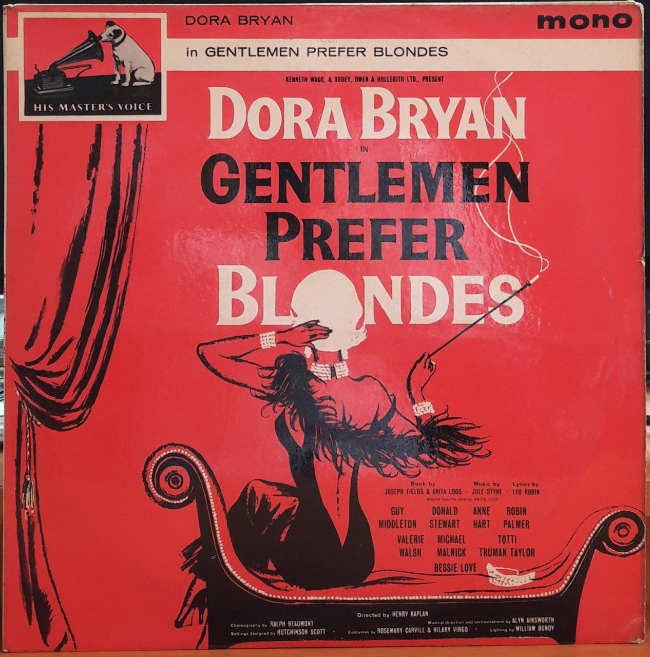 GENTLEMEN PREFER BLONDES - SOUNDTRACK - PLAK 2.EL