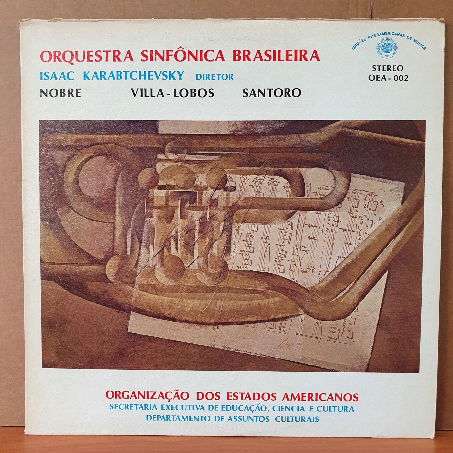 ORQUESTRA SINFONICA BRASILEIRA / ISAAC KARABTCHEVSKY / NOBRE, VILLA-LOBOS, SANTORO (1978) - LP 2.EL PLAK