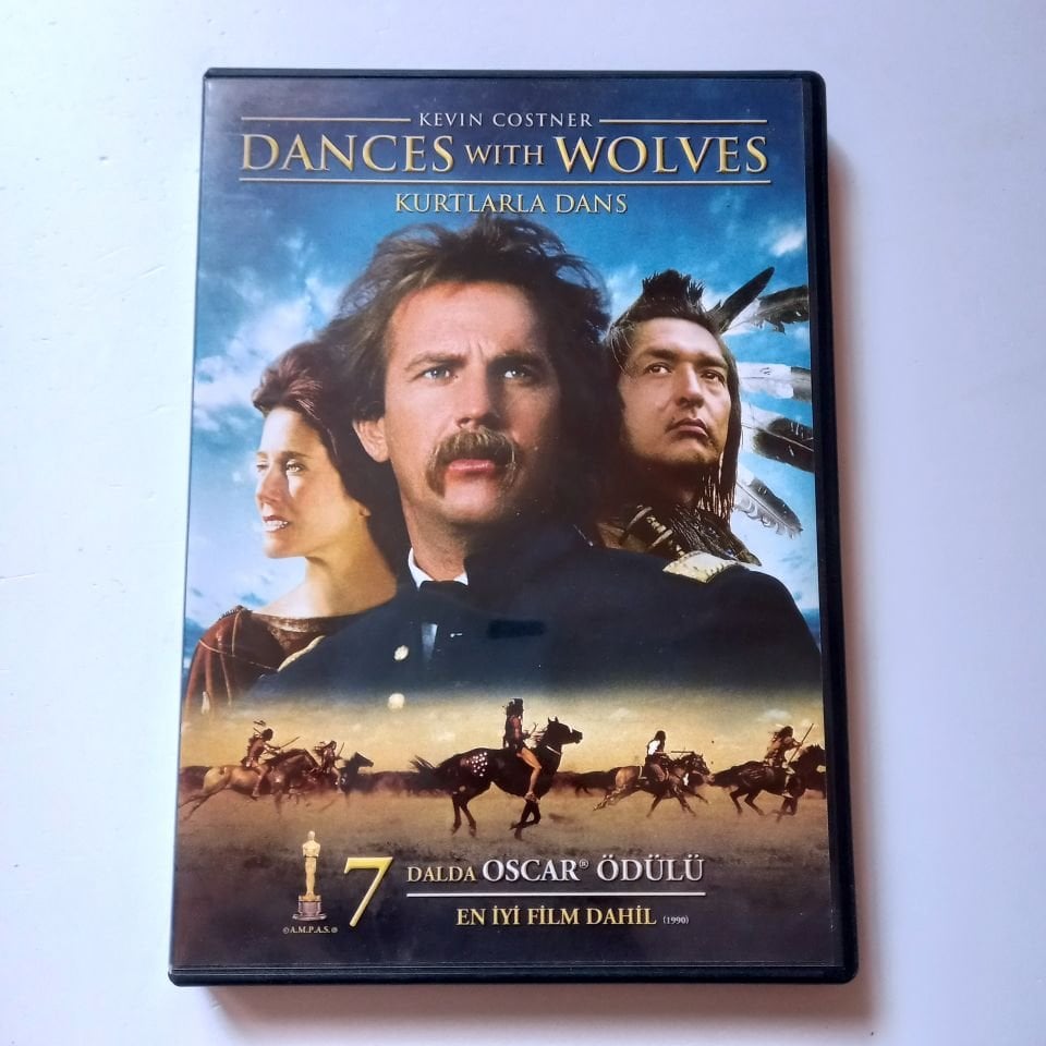DANCES WITH WOLVES - KURTLARLA DANS - KEVIN COSTNER, MAR MCDONNELL, GRAHAM GREENE, YÖN.: KEVIN COSTNER - DVD 2.EL