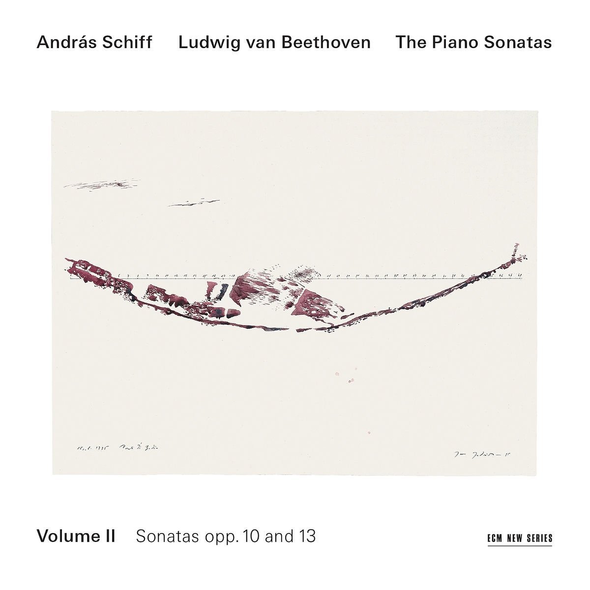 ANDRAS SCHIFF BEETHOVEN PIANO SONATAS VOL II (op. 10 & 13) (2008) CD ECM NEW SERIES SIFIR