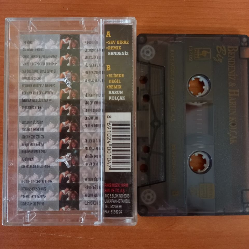 BENDENİZ & HARUN KOLÇAK - BİZ (1994) - KASET 2. EL