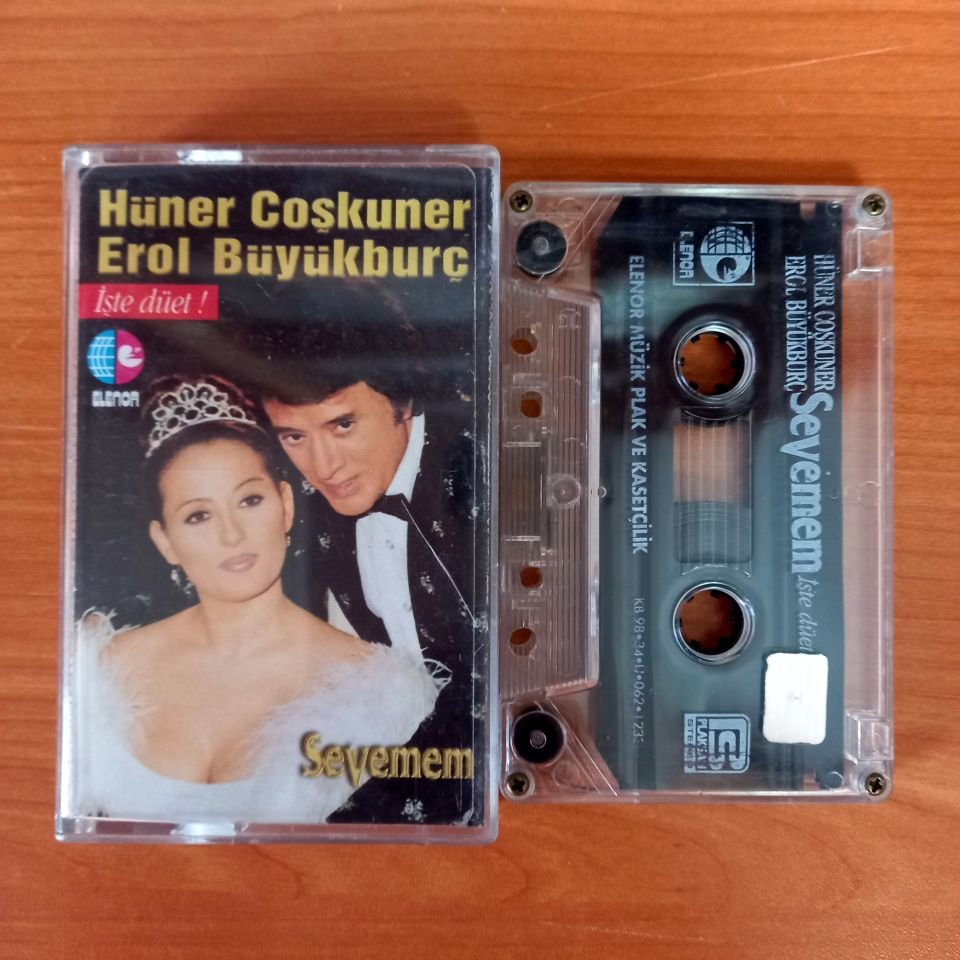 HÜNER COŞKUNER, EROL BÜYÜKBURÇ - SEVEMEM (1998) - KASET 2.EL