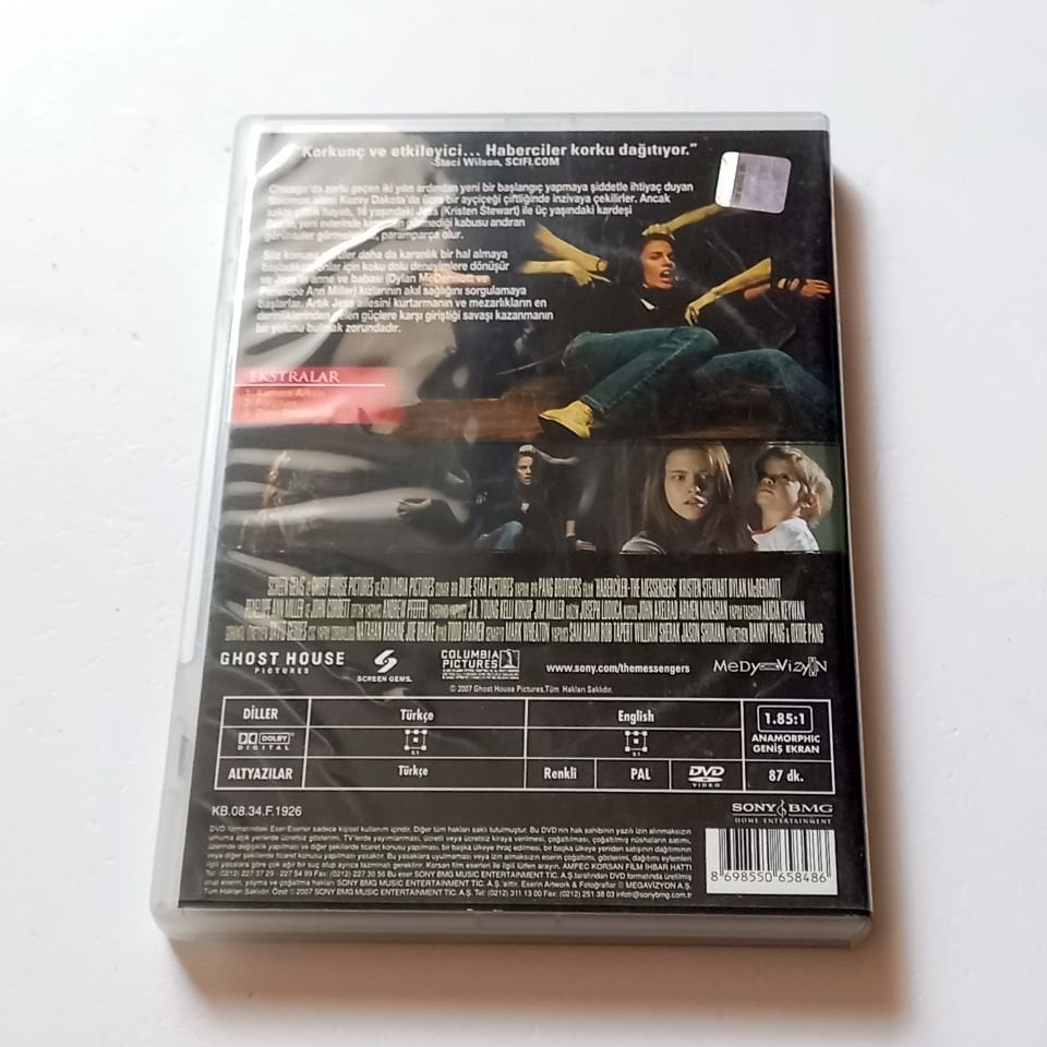 THE MESSENGERS / HABERCİLER - KRISTEN STEWART, DYLAN MCDERMOTT - YÖN.: DANNY PANG & OXIDE PANG - DVD 2.EL