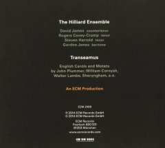 THE HILLIARD ENSEMBLE - TRANSEAMUS (2014) CD ECM NEW SERIES SIFIR
