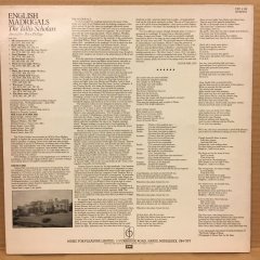 ENGLISH MADRIGALS RAMSEY, TOMKINS, VAUTOR, WEELKES, WIŞBYE, BENNET, BYRD.. THE TALLIS SCHOLARS 1982 2.EL PLAK