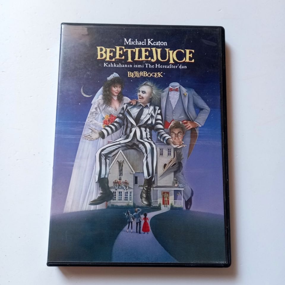 BEETLEJUICE - BETERBÖCEK -MICHAEL KEATON, ALEC BALDWIN, GEENA DAVIS, YÖN.: TIM BURTON - DVD 2.EL
