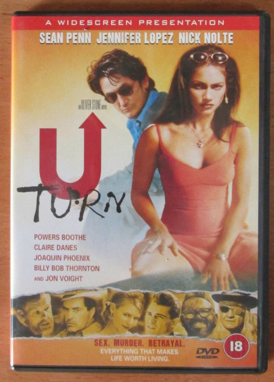 U TURN - SEAN PENN - JENNIFER LOPEZ - NICK NOLTE - OLIVER STONE - DVD 2.EL TR ALTYAZI YOKTUR