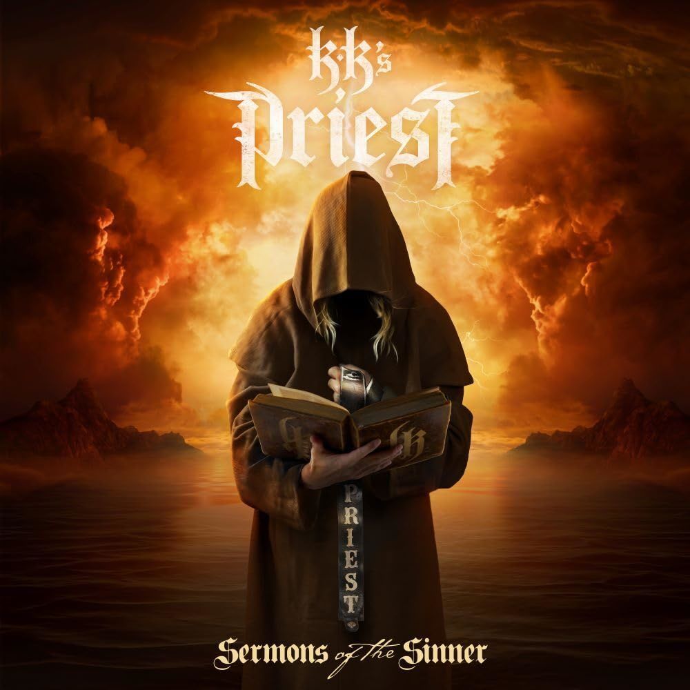 KK'S PRIEST – SERMONS OF THE SINNER (2021) - LP + CD METAL SILVER COLOURED VINYL LTD EDITION SIFIR PLAK