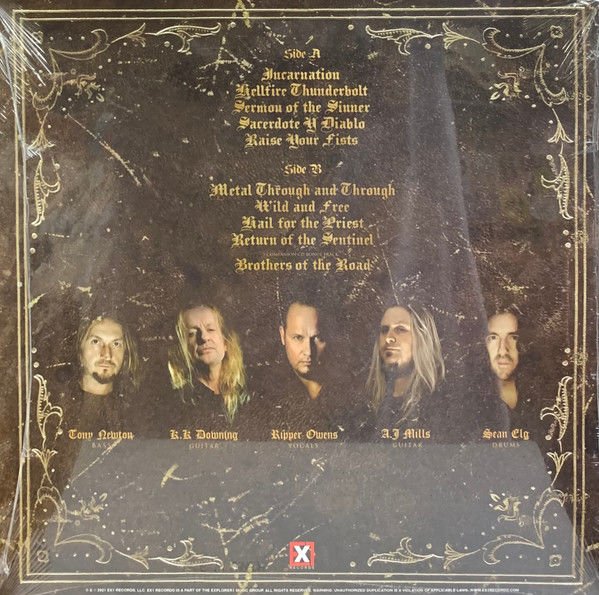 KK'S PRIEST – SERMONS OF THE SINNER (2021) - LP + CD METAL SILVER COLOURED VINYL LTD EDITION SIFIR PLAK